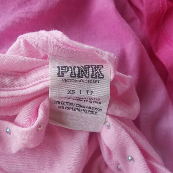‎PINK VICTORIA'S SECRET Ombre Crop Top - Size XS - Picture 5 of 5